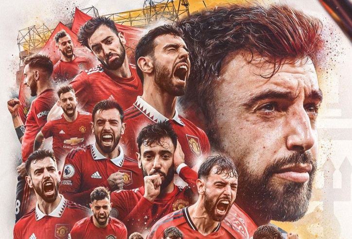 Bruno Fernandes gia nhập nhóm huyền thoại MU, áp sát kỷ lục Ronaldo