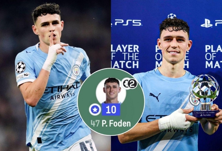 Phil Foden trở lại đỉnh cao với màn trình diễn điểm 10