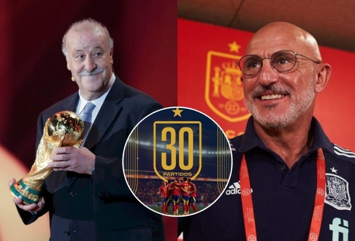 Tây Ban Nha tái lập kỷ lục phi thường của chính mình