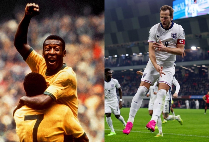 Harry Kane vượt cột mốc lịch sử của huyền thoại Pele