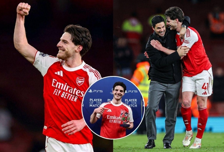 Declan Rice: 'Thắng Bayern chưa phải tất cả'