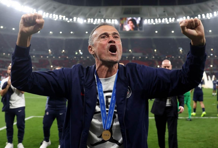 Luis Enrique phấn khích với 'cú ăn 6 lịch sử' với PSG