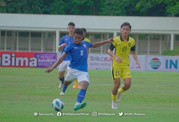 Thi đấu kiên cường, U19 Campuchia vẫn phải nhận thất bại đầu tiên tại U19 ĐNÁ