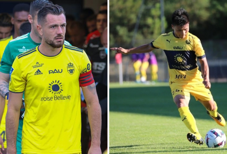 Quang Hải được đội trưởng Pau FC hết lời khen ngợi