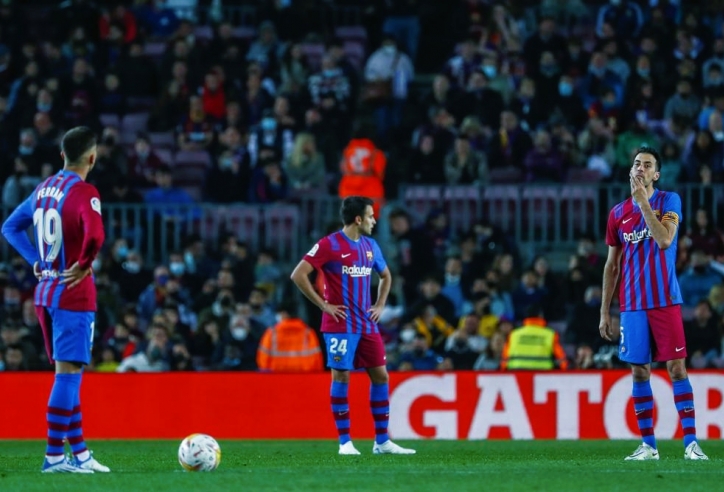 Barcelona thua sốc đội trụ hạng ngay trên sân nhà
