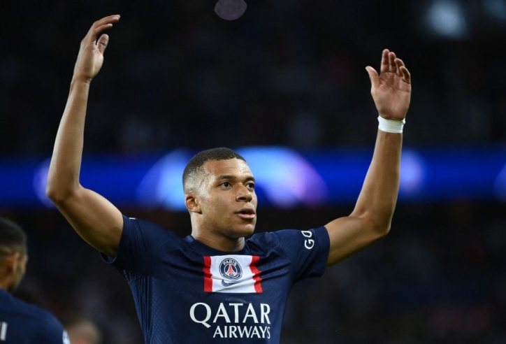 Bị Haaland bám đuổi, Mbappe 'bứt tốc' vượt qua cả Messi tại Cúp C1