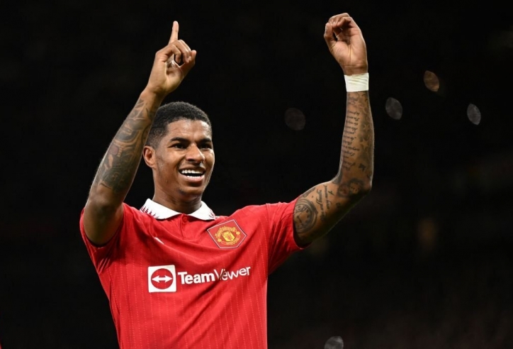 Giúp MU có 'lần đầu', Rashford sánh vai chân sút số 1 lịch sử CLB