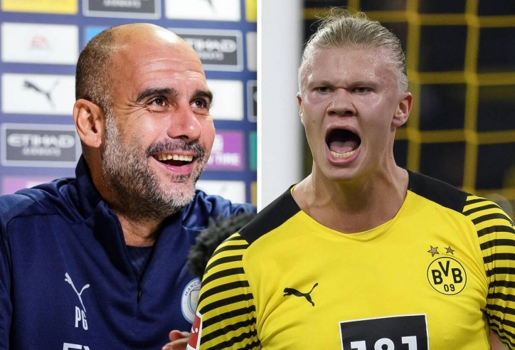 Pep Guardiola lần đầu lên tiếng về thương vụ Haaland tới Man City