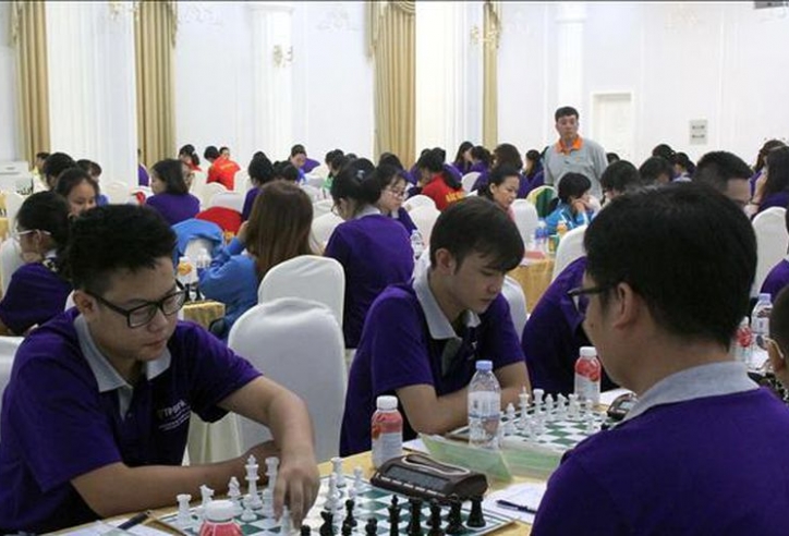 Khởi tranh giải cờ vua đồng đội toàn quốc 2021