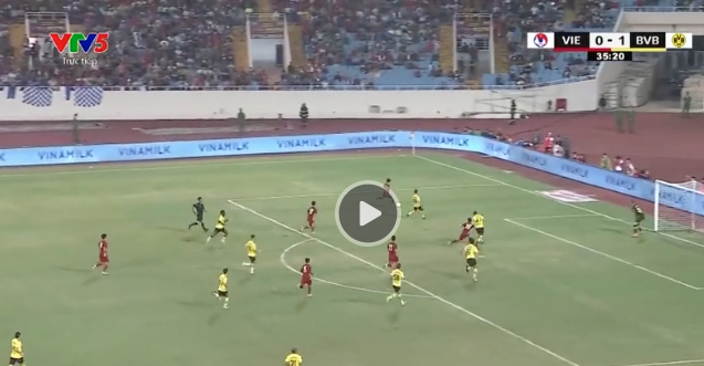 VIDEO: Tình huống tấn công 'sắc như dao cạo' khiến lưới Dortmund rung bần bật
