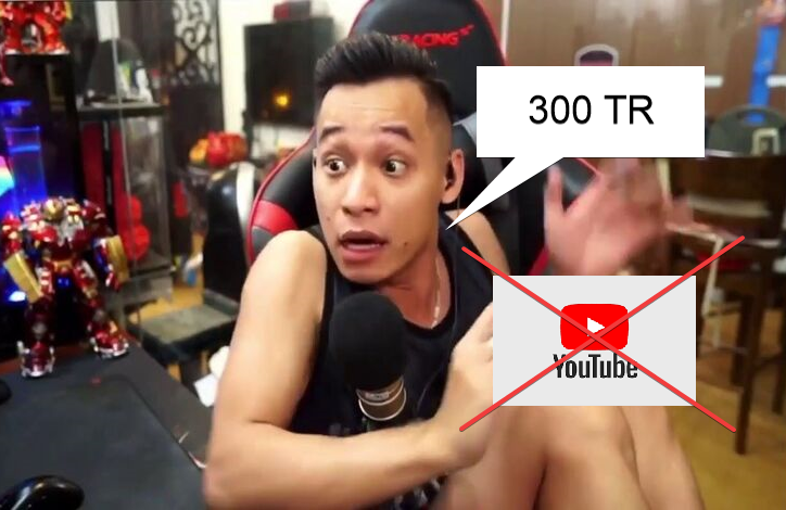 Streamer Độ Mixi bị đánh bản quyền kênh Youtube và bị yêu cầu bồi thường 300 triệu VNĐ