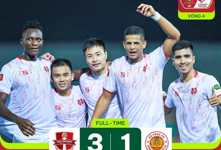 Hải Phòng đả bại CAHN ở trận cầu có cơn mưa bàn thắng