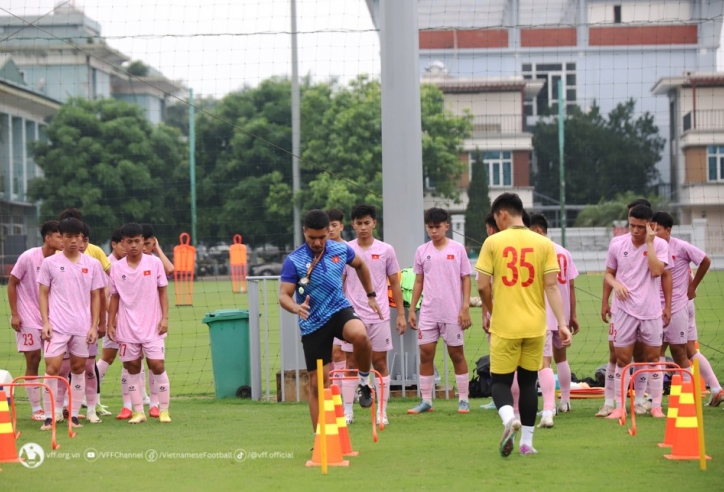 U16 Việt Nam tập nặng cùng HLV Brazil trước giải Đông Nam Á