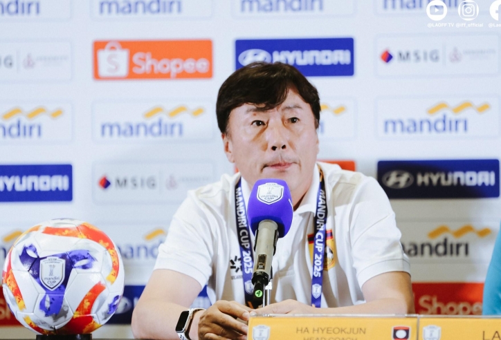 Thua 0-3, HLV U23 Lào thốt lên: 'U23 Việt Nam quá mạnh'