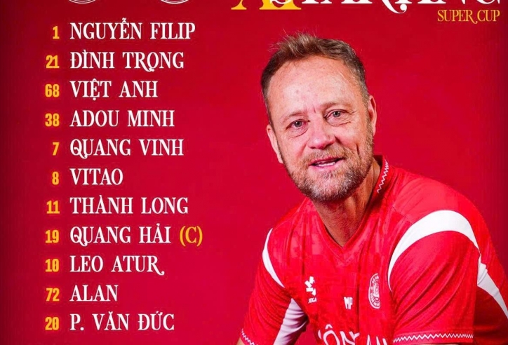 Tân binh Việt kiều được HLV Polking xếp đá chính trận Siêu Cúp: Không phải Brandon Ly