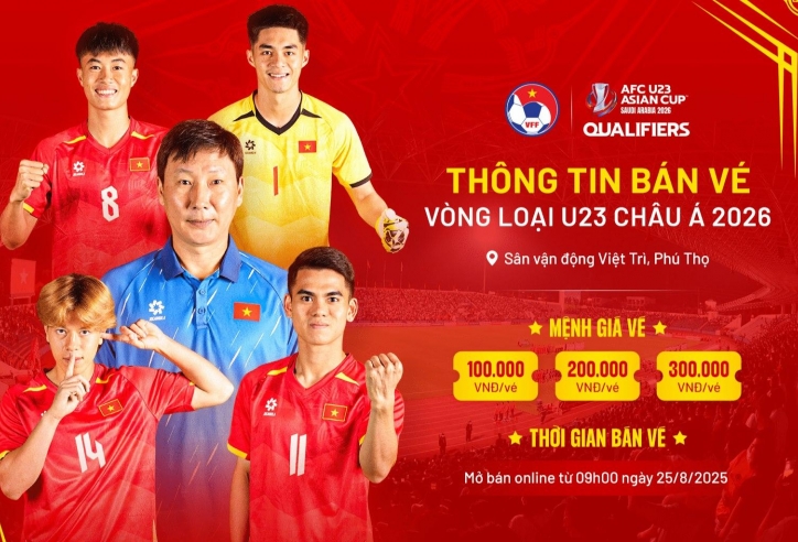 VFF lại báo tin vui cho NHM: Dễ dàng mua vé xem U23 Việt Nam