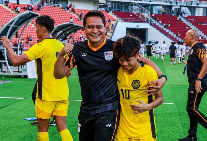 HLV U22 Malaysia mãn nguyện với tấm HCĐ SEA Games 33