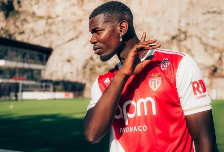 Paul Pogba tiếp tục 'mất tích' trong màu áo Monaco
