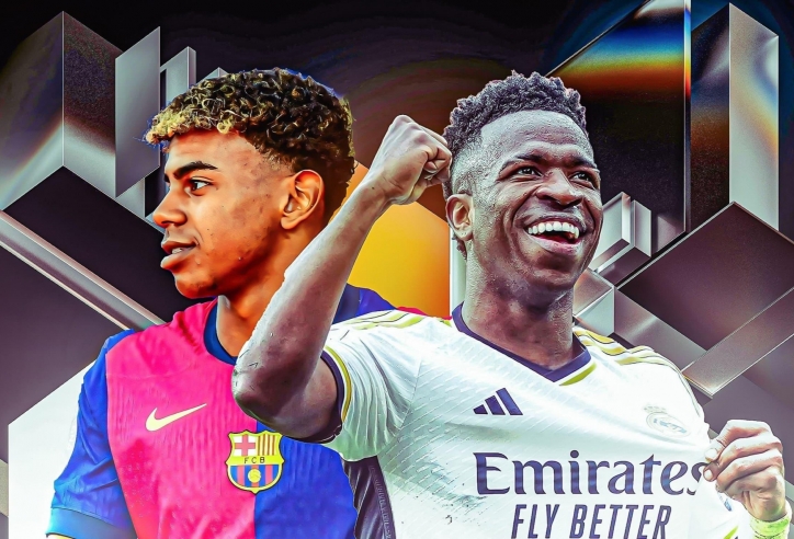 Lamine Yamal chính thức ngang hàng Vinicius Junior
