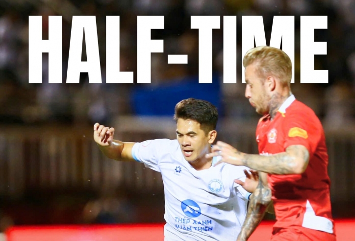 Trực tiếp Công an TP.HCM 0-0 Nam Định: Hết hiệp 1
