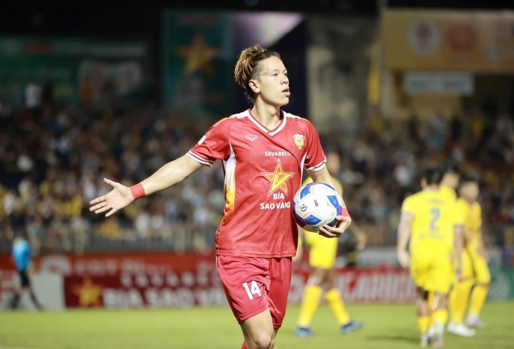Trực tiếp SLNA 1-1 Hà Tĩnh: Thế trận sôi động