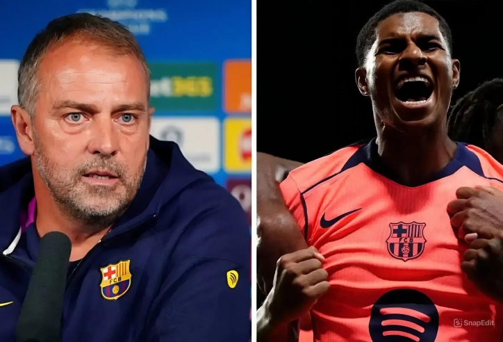 Rashford nhận thông điệp từ HLV Flick trong ngày Barca thua thảm