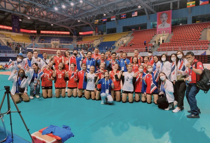 Bóng chuyền nữ Thái Lan tiếp tục 'chạy KPI' sau tấm HCV SEA Games 31