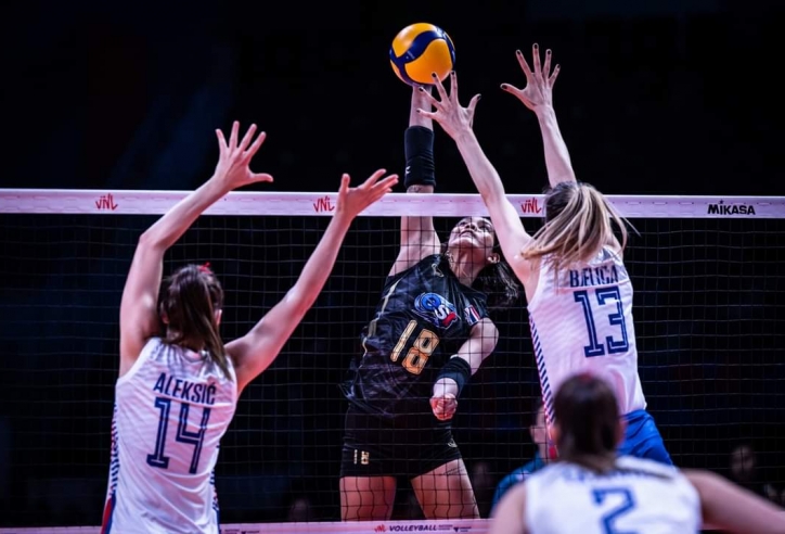 Kết quả bóng chuyền nữ VNL 2022 ngày 2/6: Thái Lan 'lật đổ' ĐKVĐ thế giới