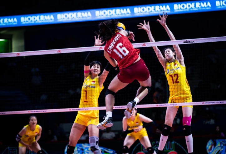 Kết quả bóng chuyền nữ VNL 2022 ngày 5/6: Thái Lan 'nhấn chìm' Trung Quốc
