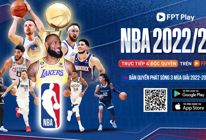 NBA báo tin vui cho NHM bóng rổ Việt: FPT Play phát trực tiếp NBA 2022-2025