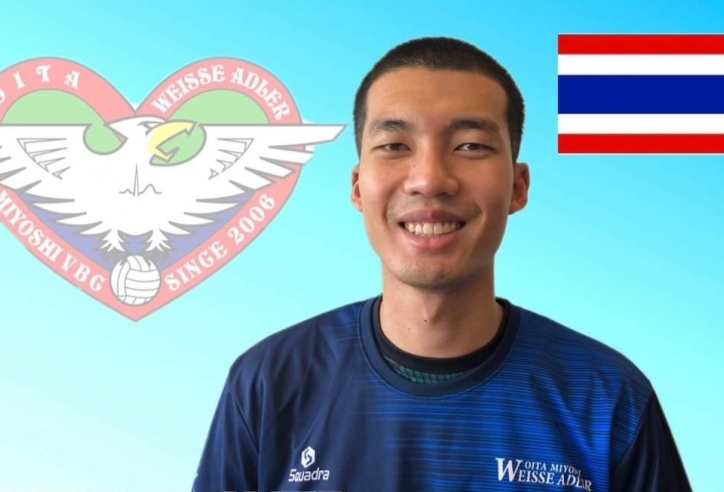Khủng long bóng chuyền 2m04 Thái Lan 'gặp khó' tại V.League Nhật Bản