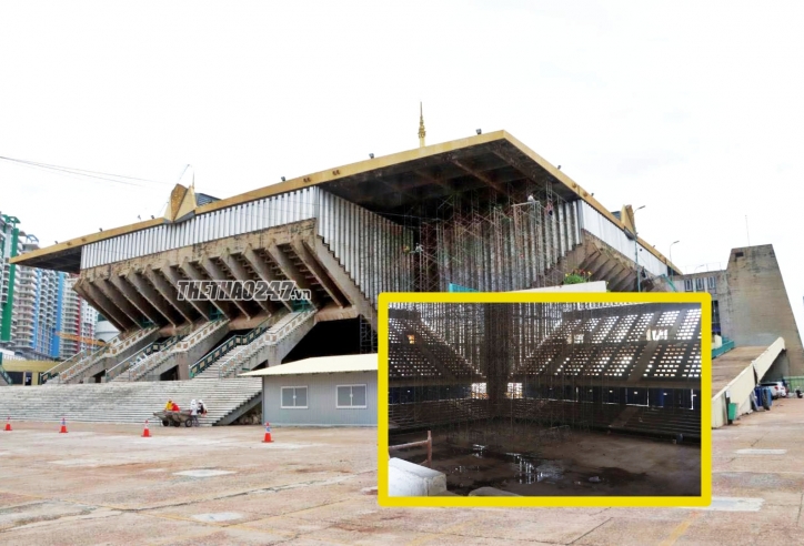 Campuchia chi 'triệu đô' tu sửa sân thi đấu bóng chuyền cho SEA Games 32