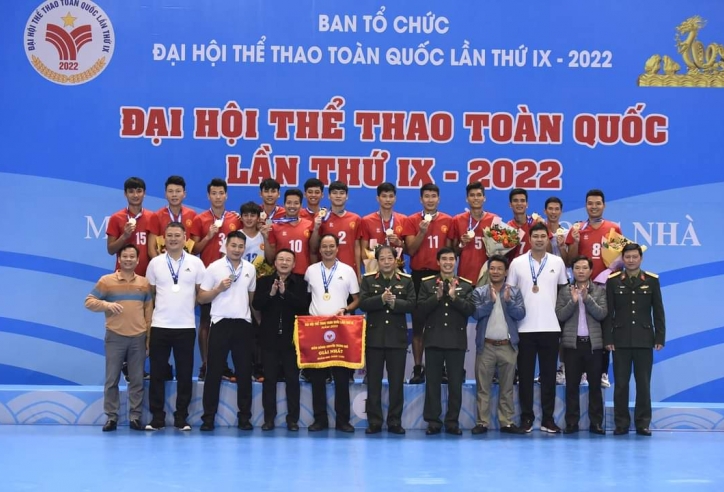 Hạ gục Khánh Hòa, bóng chuyền nam Quân đội vô địch Đại hội TDTT
