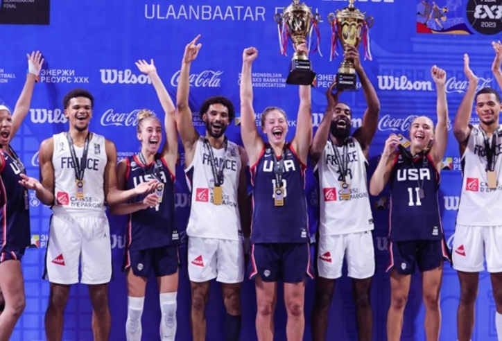 Pháp và Mỹ vô địch giải bóng rổ FIBA 3x3 Nations League 2023