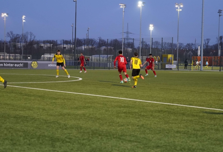 U17 Việt Nam bị chủ nhà U16 Borussia Dortmund cầm hoà trong tour du đấu tại Đức 