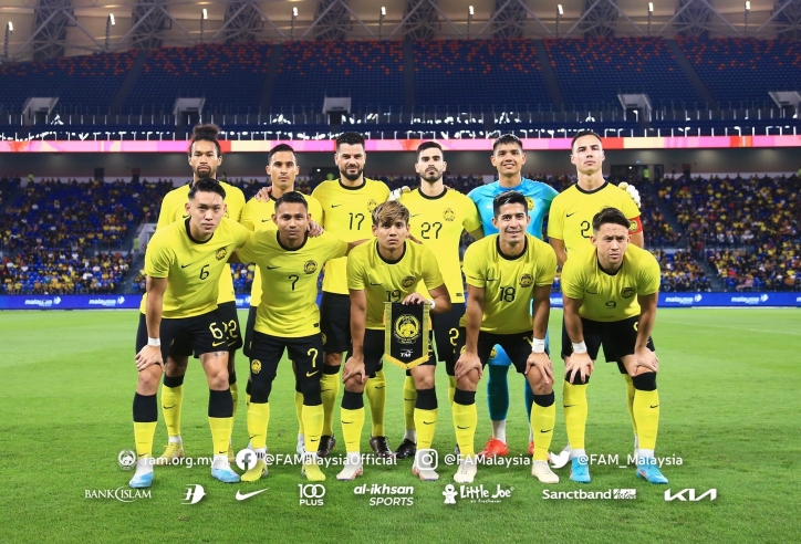 Malaysia được FIFA cộng số điểm lớn nhờ đội hình 'hợp chủng quốc'