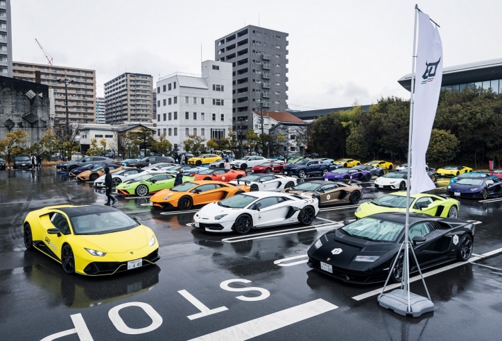 Lamborghini lập kỷ lục thế giới với dàn 'siêu phẩm' lớn nhất từ trước đến nay