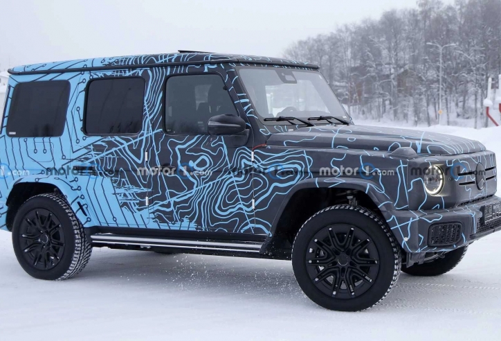 Mercedes G63 bản thuần điện lộ diện, thể hiện khả năng off-road ấn tượng