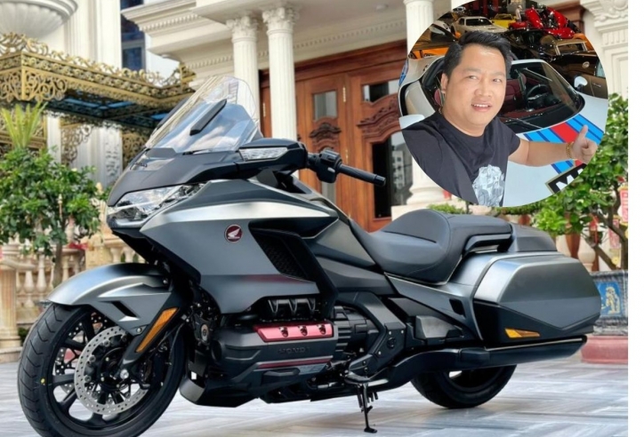 Đại gia Hoàng Kim Khánh chi hơn 1 tỷ đồng tậu siêu xe hai bánh Honda Gold Wing F6B