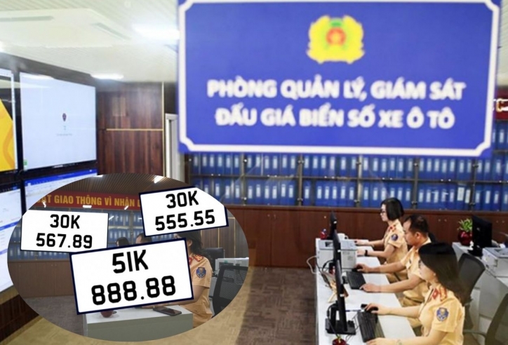 CHÍNH THỨC: Niêm yết phiên đấu giá biển số ô tô lần thứ 3, nhiều biển ngũ quý, sảnh tiến ‘siêu VIP’