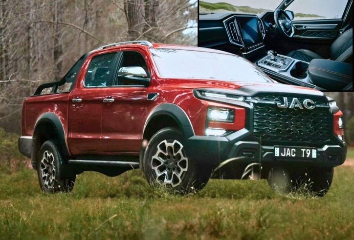 Bán tải giá rẻ JAC T9 ra mắt với vẻ ngoài cực hầm hố, thách thức Ranger, Hilux