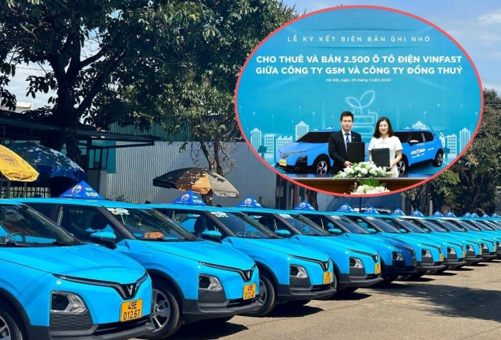 Lado Taxi tiếp tục mua và thuê thêm hàng ngàn xe điện VinFast