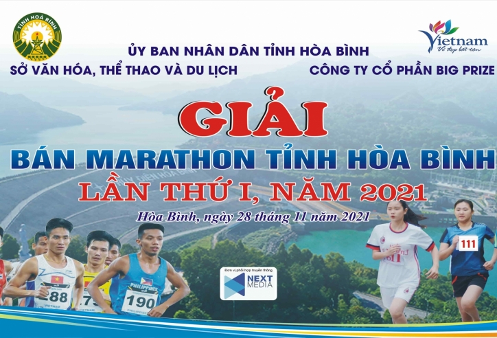 Hoà Bình tổ chức giải chạy bán Marathon trong trạng thái thích ứng an toàn