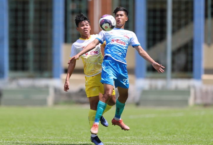 SLNA tạm đứng dưới Hà Nội ở giải U17 quốc gia K-Elec 2022