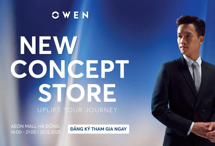“Quả Bóng Vàng” Hoàng Đức hẹn fan tại sự kiện NEW CONCEPT STORE của OWEN