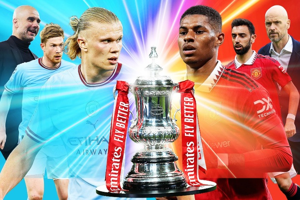 Lịch thi đấu chung kết Cup FA giữa Man City vs MU