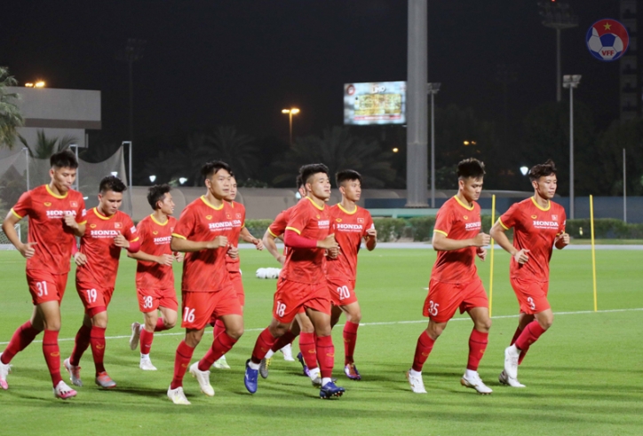 ĐTQG Việt Nam tập đêm để chuẩn bị cho Vòng loại World Cup