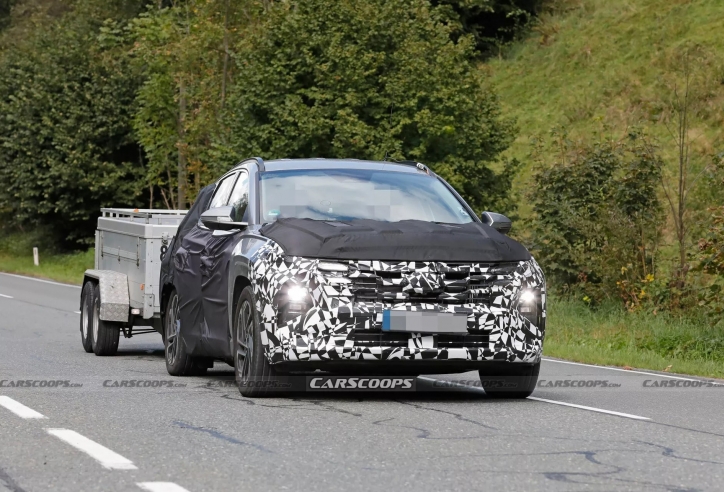 Hyundai Tucson bản nâng cấp khoe thiết kế mới trên đường chạy thử