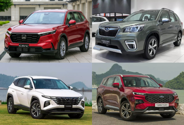 Loạt SUV hạng C chạy đua giảm giá, quyết đấu 'ông hoàng doanh số' Mazda CX-5