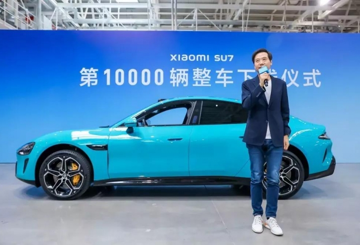 'Gã khổng lồ' công nghệ Xiaomi xuất xưởng chiếc xe điện SU7 thứ 10.000 chỉ sau 1 tháng ra mắt